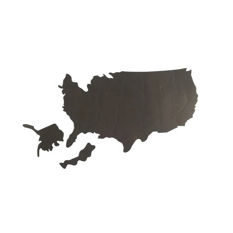 Maghard Customized made fancy American magnetic map puzzle for kids school education