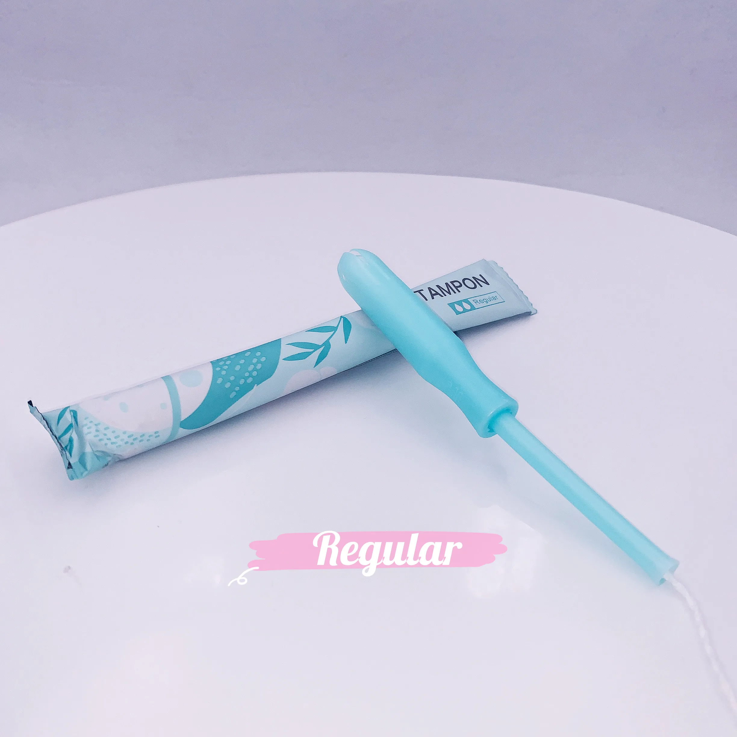 2022 disposable organic cotton tampons 100 cotton applicator tampons