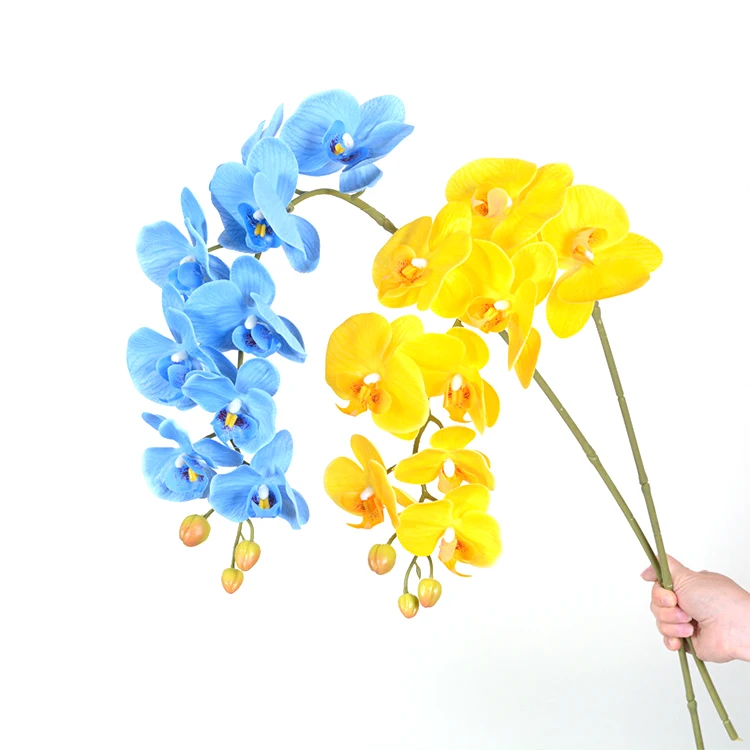 Wholesale Fashion Artificial Plant Butterfly Orchid Flower Branches For Wedding Festival Party Home Living Room Table Decoration