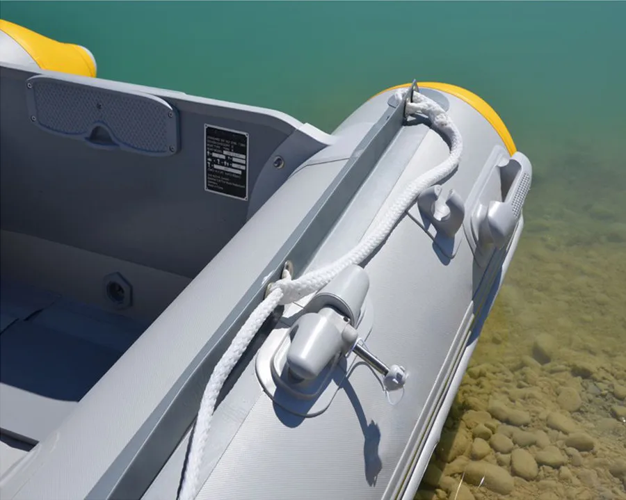 Небольшой надувной тендер из ПВХ для яхты спасательная лодка надувная 2 4