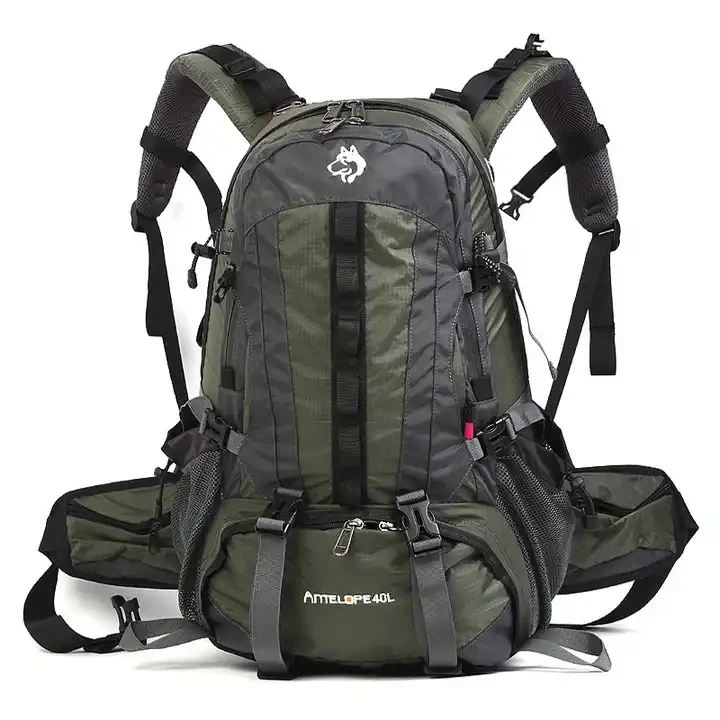 Outdoor hiking bag Cycling camping Hiking tour Backpack Nylon rain 40L Tactical backpack