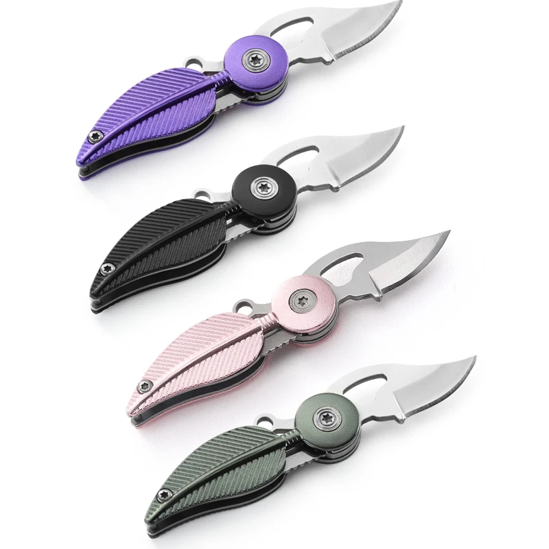 Mini Knives Folding Hunting Survival Camping Girl Women Stainless Steel Self Defense Defence Product Custom Pocket Knife