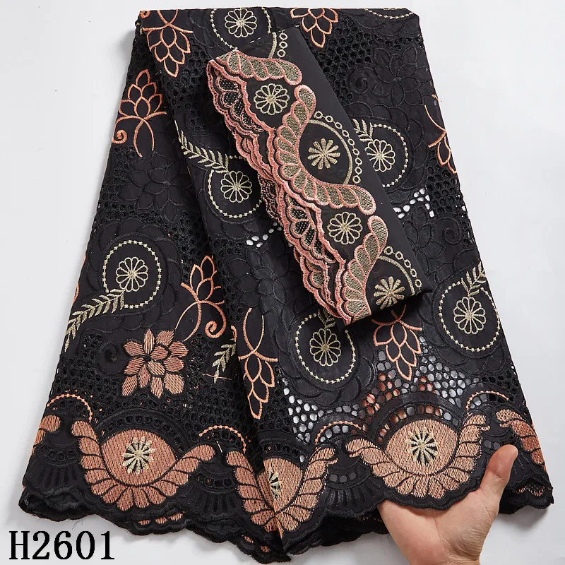 2601 Wholesale Red African Lace Fabric Bazin Riche Lace Embroidery Fabric Tulle Cotton Lace For Wedding Dress