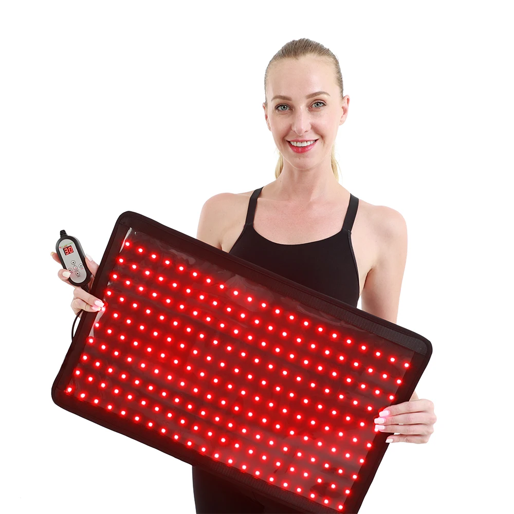 Bestway 660nm 850nm Led Red Light Therapy Belt Wrap Mat Body Slim Belly Pad