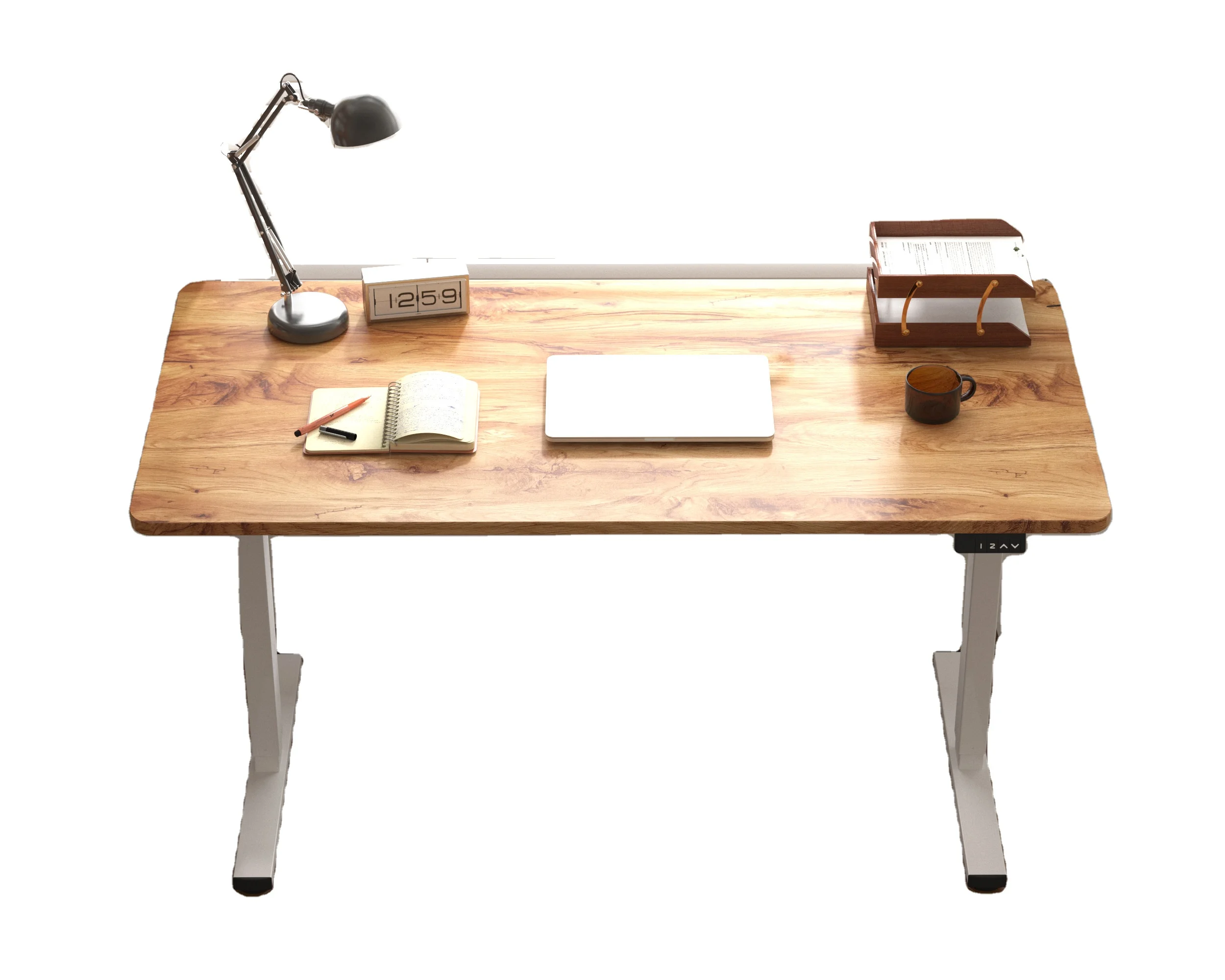 New Cheap Ergonomic Single Motor 2 Stages Leg Electric Sit-stand Table Desk Height Adjustment for Office Metal Modem Modern