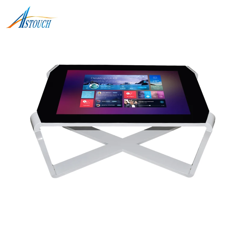 43 inch interactive touch table wireless phone lcd android display for coffee shop