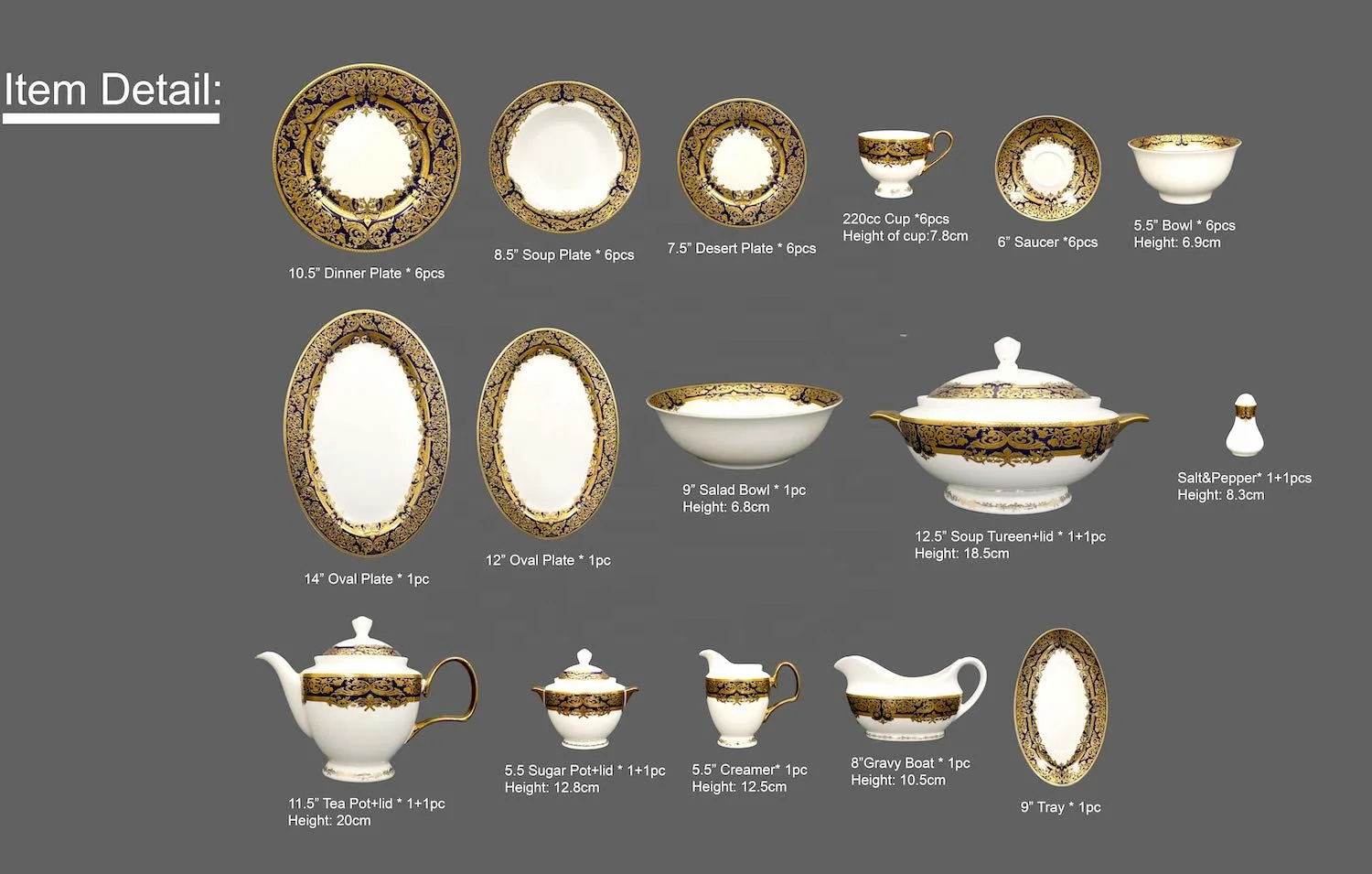 Posuda новый Костяной фарфор 50 шт. тисненый Золотой роскошный тарелка обеденный набор костяного фарфора русская посуда