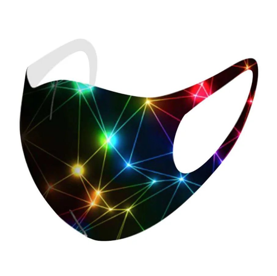 Custom Design Adjustable Elastic Earloop Reusable Washable Soft Safety Protection Cotton Face Mask