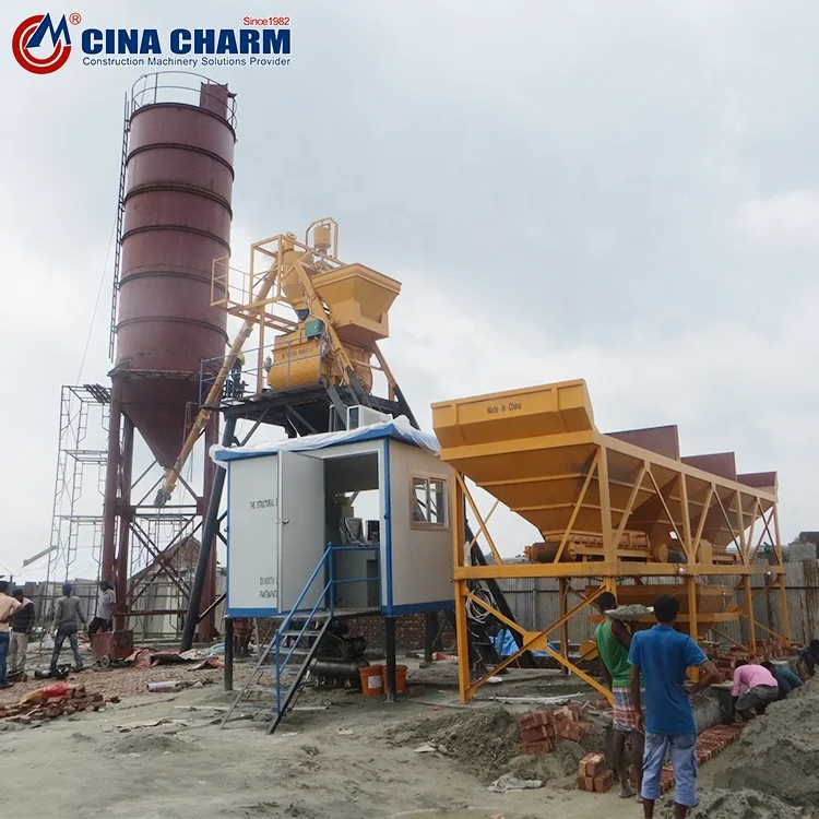HZS small rmc concrete batching plant price