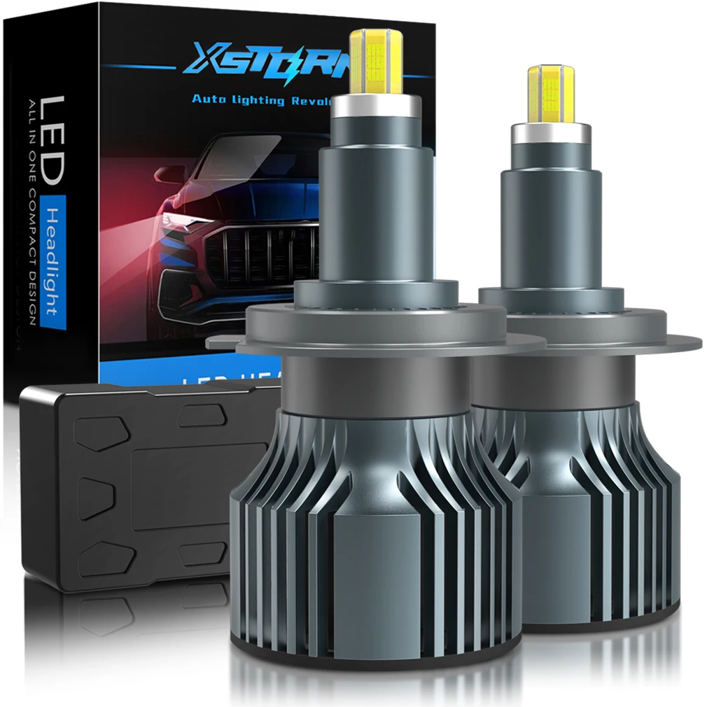 Accesorios Para Auto 12V 60W 20000LM 6 Sides CSP Led 360 H7 Headlamps H1 H7 H11 9005 HB3 9006 HB4 9012 Car Led Headlight Bulbs