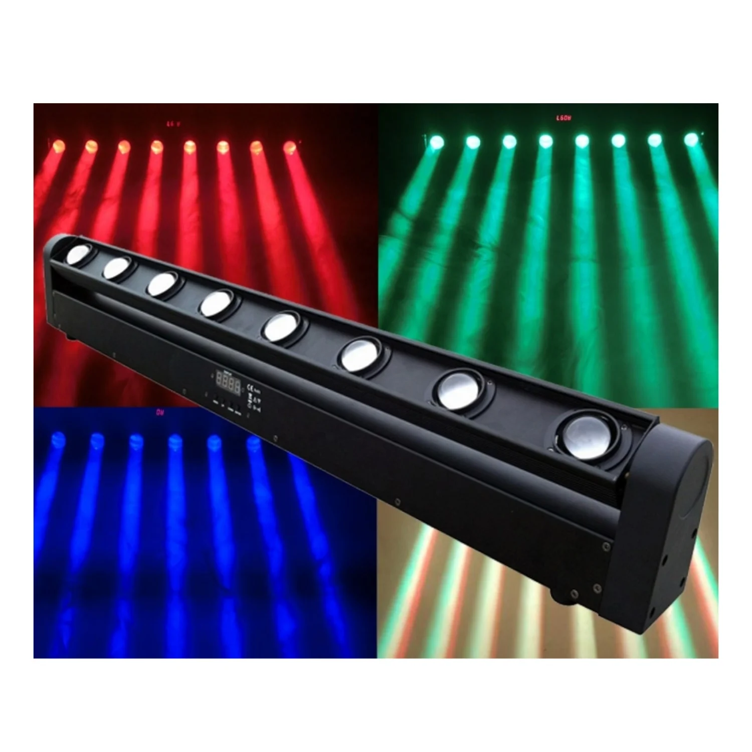 Заводская цена, 8 глаз RGBWBeam, движущаяся головка, светодиодный лазерный светильник для диджея, клуба, диско-бара