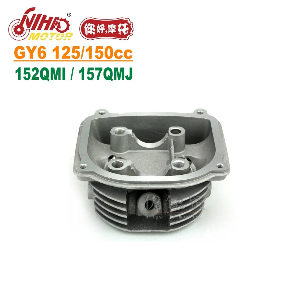 
 TZ-34B 150cc головки цилиндра в сборе GY6 запчасти китайского скутера/мотоцикла из 152QMI 157QMJ двигатель запасных Nihao  