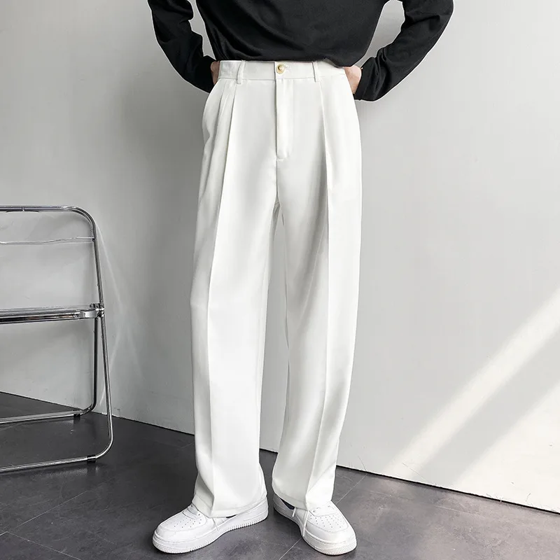 men spring and autumn Korean version khaki work wear trousers for men formal trouser baggy pants