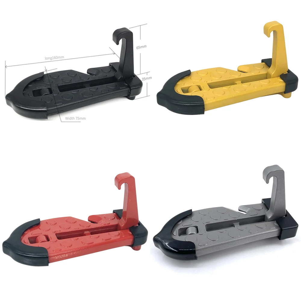 5 in 1 multifunction car door step aluminium alloy foldable vehicle door hook pedals rooftoop roof rack assistance door step