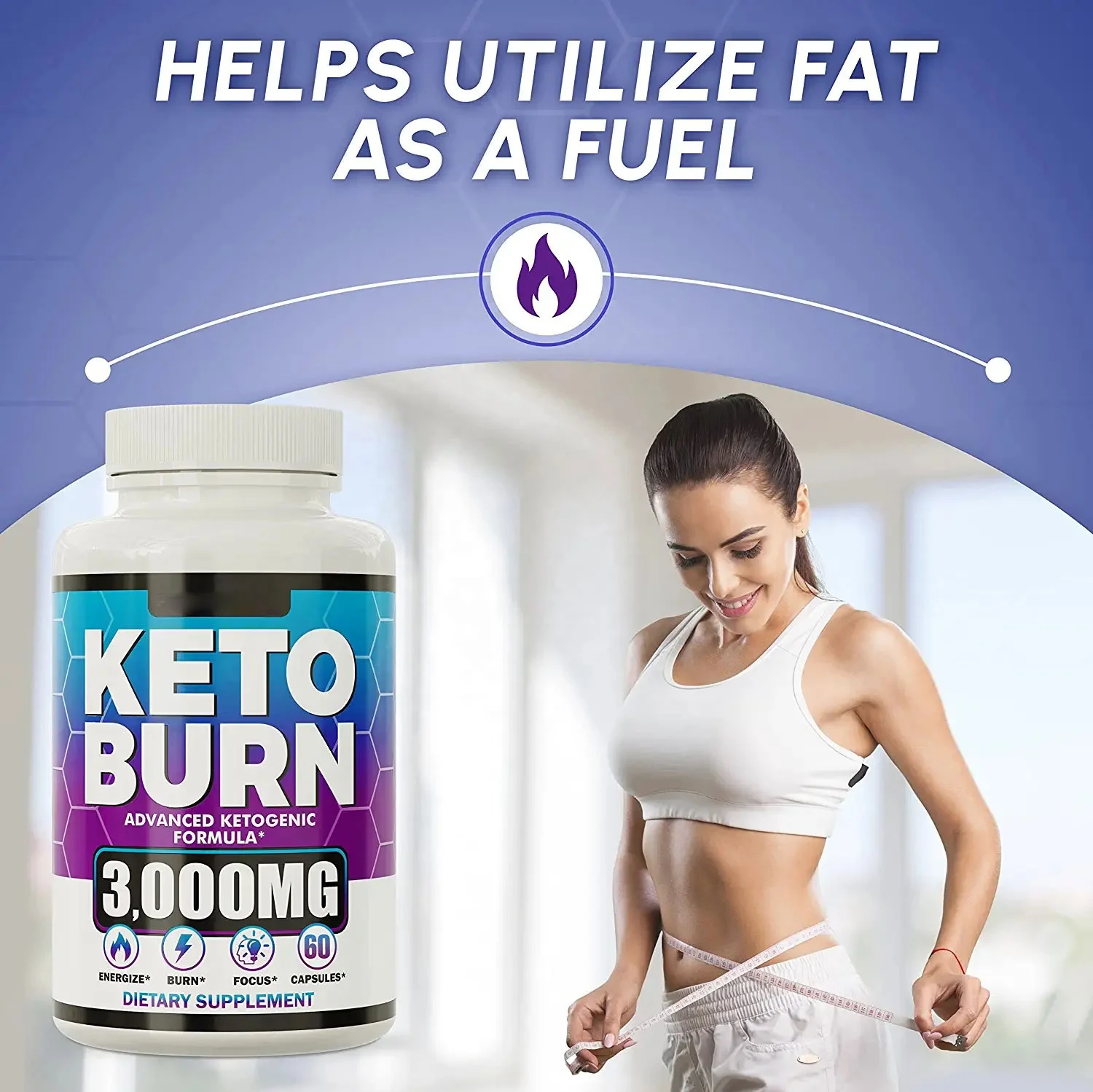 Keto Diet Pills Weight Fat Management Loss Ultra Fast Prime Keto Supplement for Women and Men Optimal Max Keto