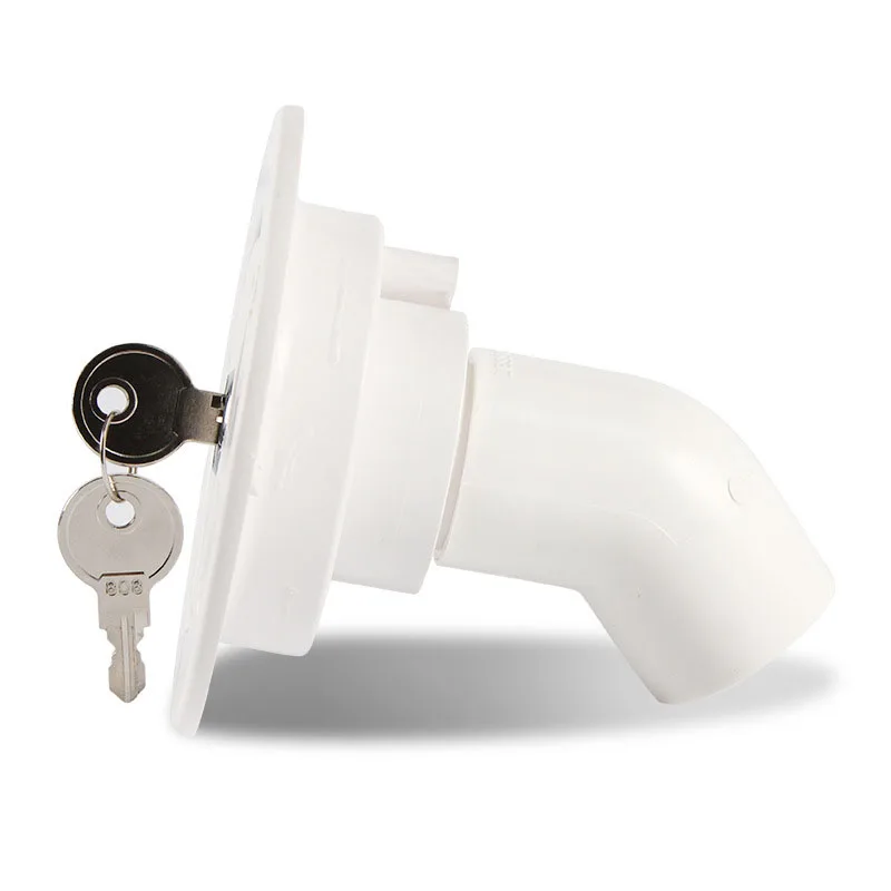 Car RV Water Inlet lock caravan lockable water accessories white rv exterior hatch with lock Caravan Motorhome RV Water Inlet