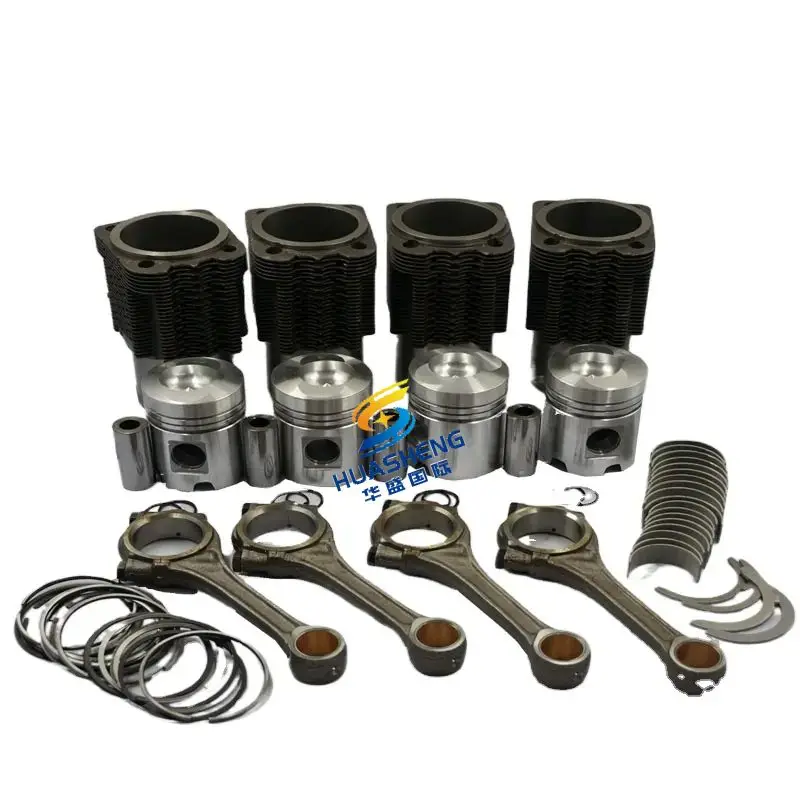 Deutz FL912 FL913 Air cooled diesel engine spare cylinder liner and components0415 7756 0415 7403 0423 1497