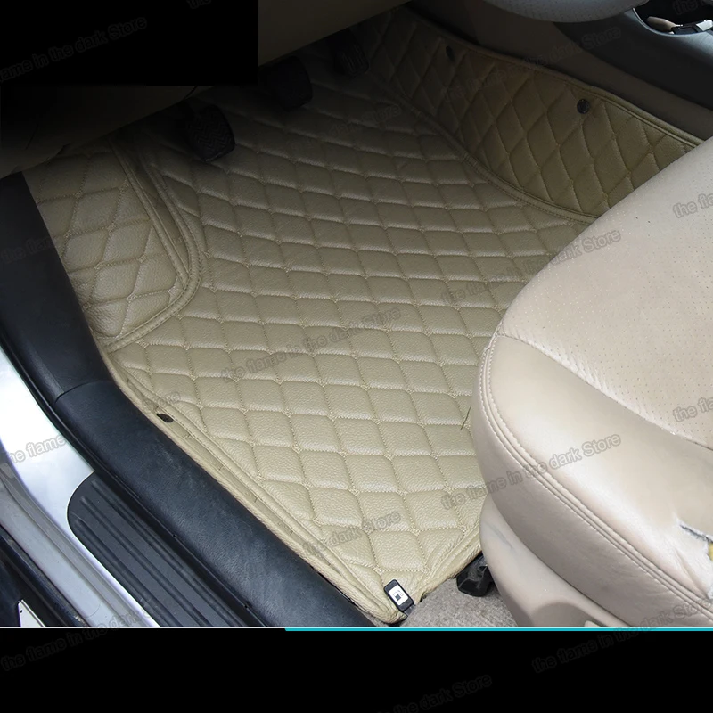 Кожаные автомобильные коврики для toyota rav4 2005 2006 2007 2008 2009 2010 2011 2012 xa30 коврик аксессуары ног rav