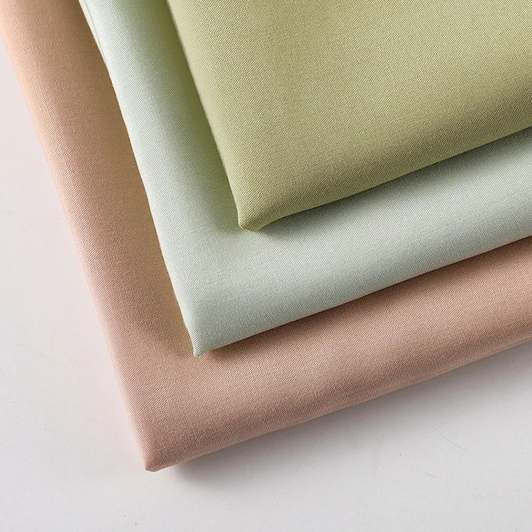 High Quality Eco-friendly Plain Woven Solid Dyed 100% Lyocell Bamboo Fabric For Dress