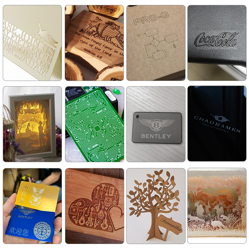 DIY Mini 3W Laser Engraver Portable Desktop Laser Engraving Machine Laser Cutter Tool for Wood Paper Logo Design for Beginners