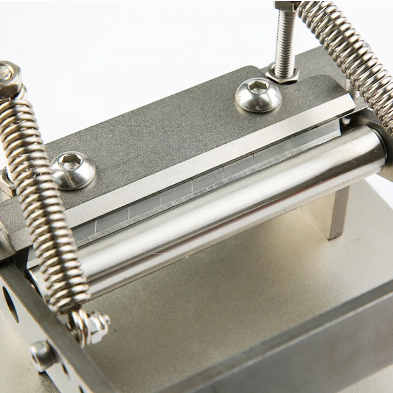 Stainless Steel Carving Manual Leather Thinning Machine DIY Leather Tools Craft Leather Cutting Peeler Tools