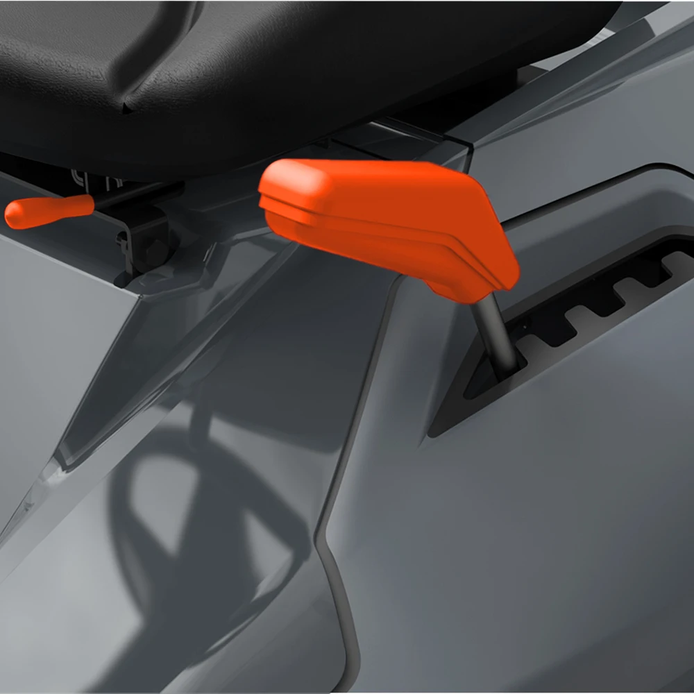 LEO LRM38Li garden lawnmower electric battery riding lawn mower tractor for football fields