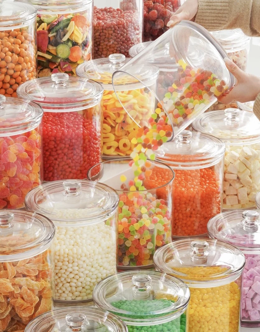 ECOBOX Cereal Food Container Candy Nuts Box Scoop Bin Storage Bins Candy Storage Container Bulk Food Bin For Sale