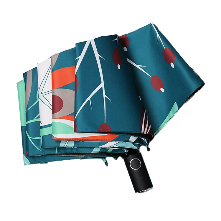 High Quality Foldable Automatic UV Protection New design Umbrella