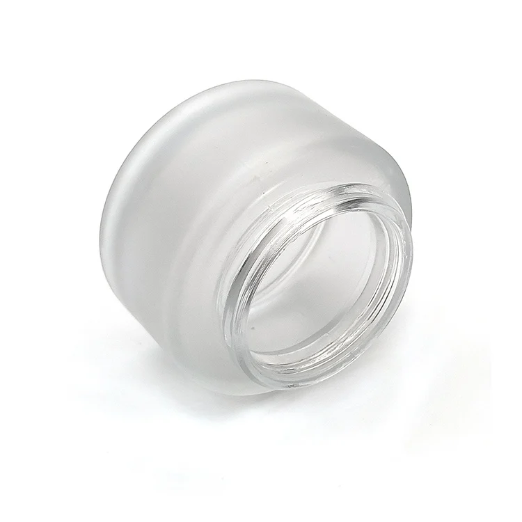 Hot sale low price high quality glass face cream frosted cosmetic cream jar