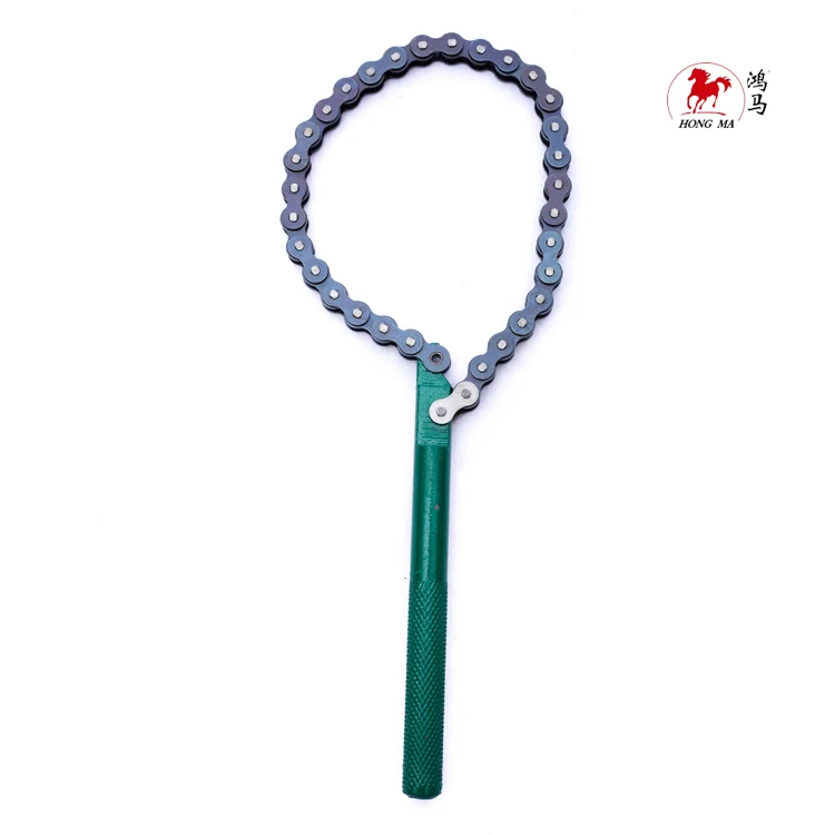 Heavy-Duty Adjustable Oil Filter Chain Pipe Wrench
