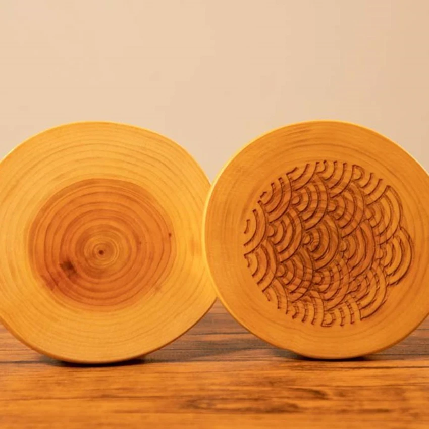 
TENRYU Japanese high quality hot sale wooden custom table mats car coasters 