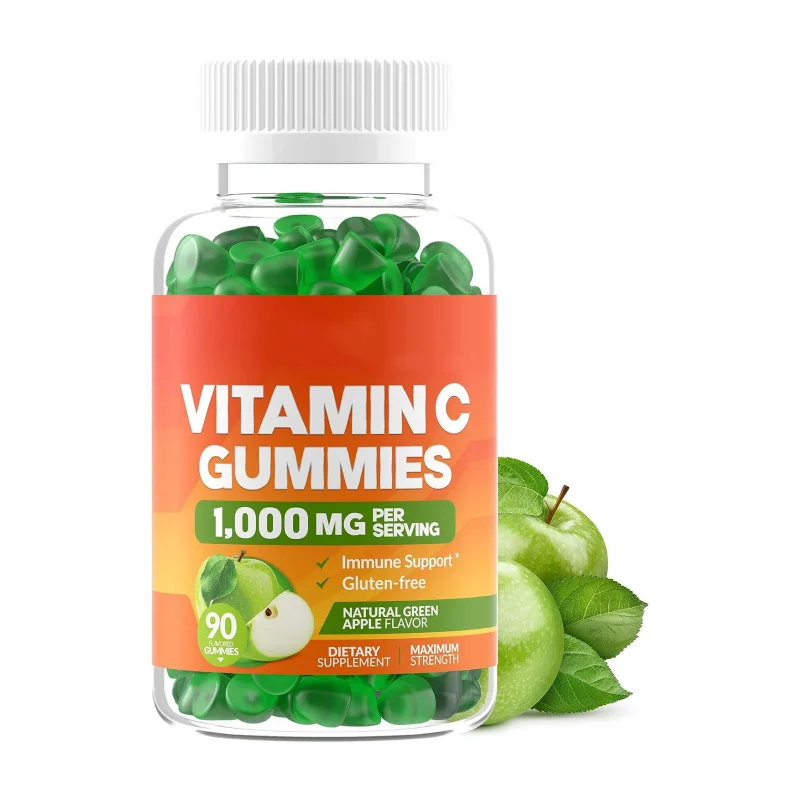 Vitamin C Gummies for Adults & Kids Multivitamin with Zinc & Herbal Extracts for Immune Support Collagen Support for Skin