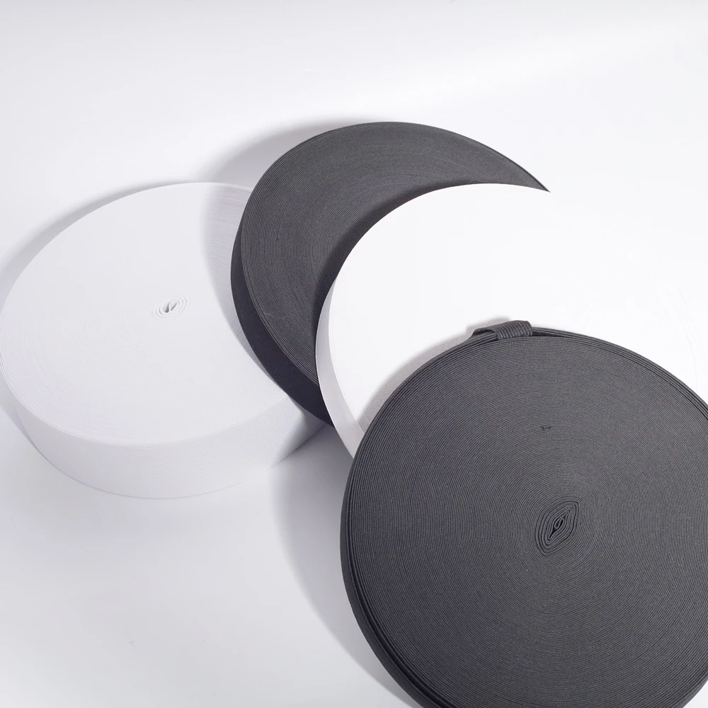 Factory Wholesales 1.5~6cm High Elasticity Crochet Knitted Waistband Elastic band For Pants Underwear