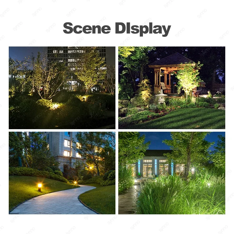 Outdoor Waterproof IP65 10W LED Garden Bollard Lawn Lights For Landscape Yard Pathway Garden Lawn Light