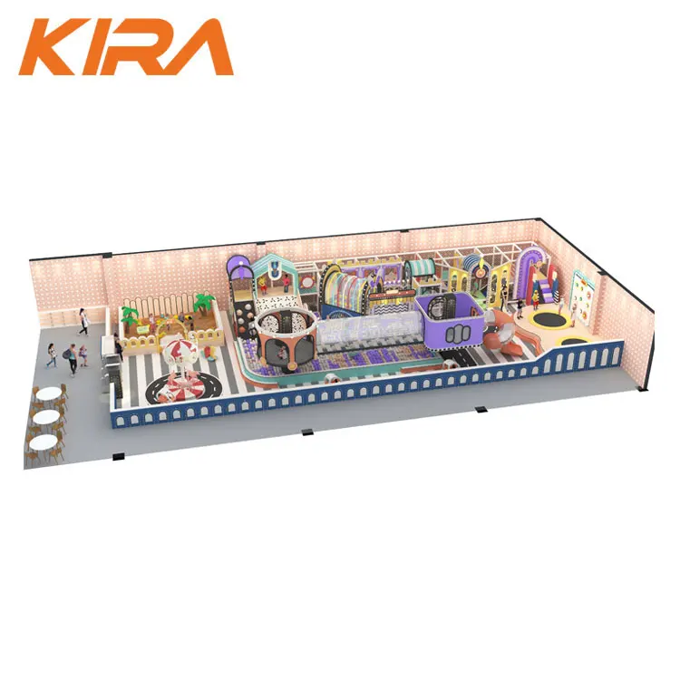 Commercial Use Playing Area Indoor Playground Macaron Theme For Kid Playground Indoor Mall