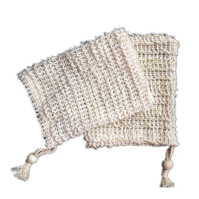 Eco-friendly Easy Clean Reusable Bubble Foam Net Mesh Exfoliating Bag For Bar Soap