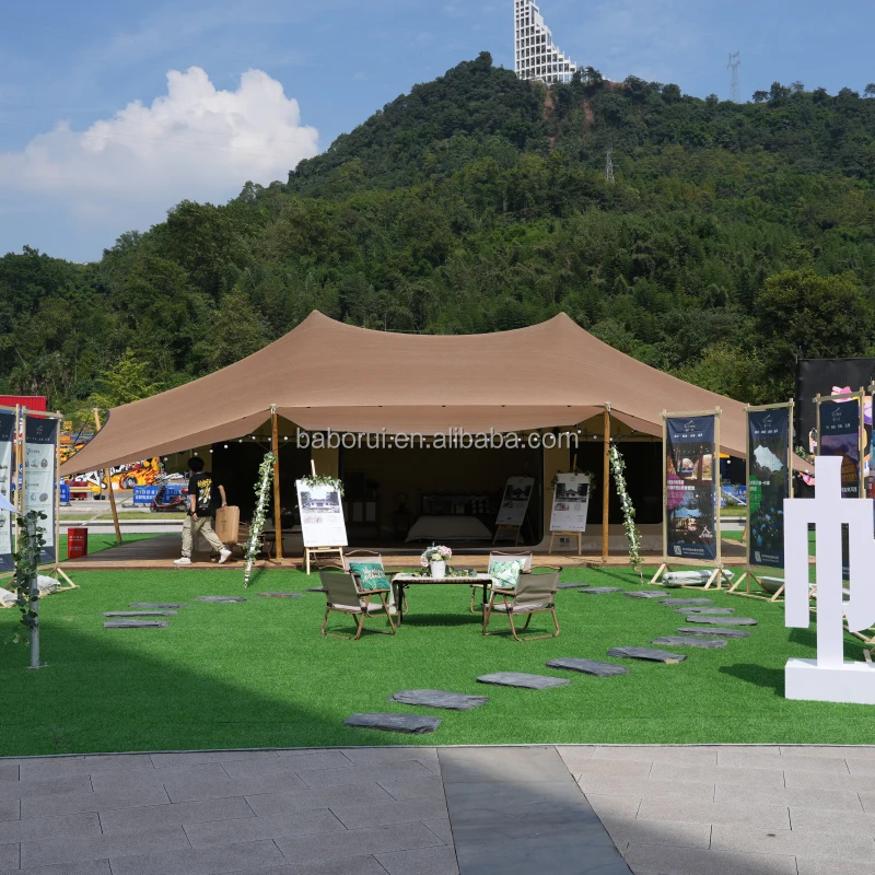 New portable pop Elastic Elastic Party Big Bedouin Luxury outdoor waterproof stretch tent