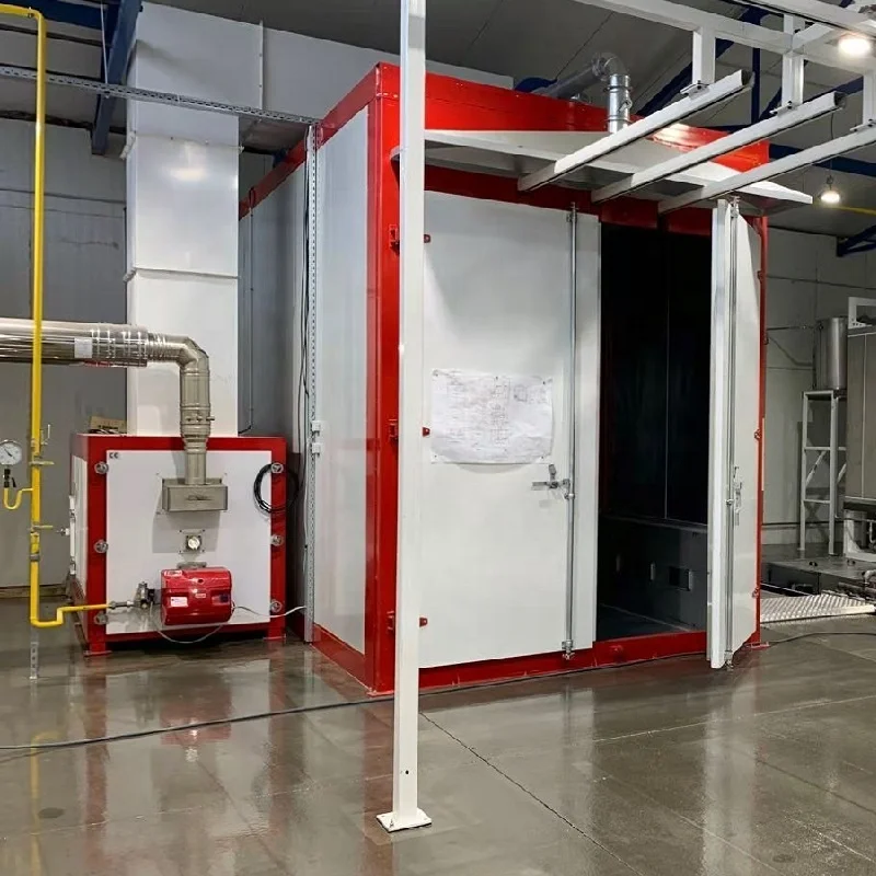 Gas Fired Powder Coating Curing Oven With Gas Burner For Sales
