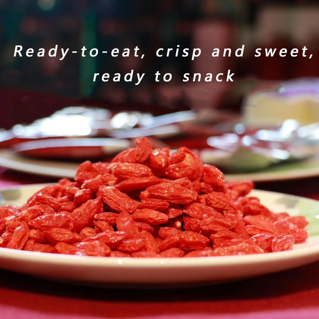 
New Provide 2021 Good Quality Food Grade Chinese Wolfberry Goji Berry Antioxidant Superfood Sun-Dried Fruit Raw 