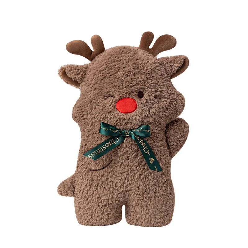 New Christmas Pillow Home Decoration Santa Claus Elk Snowman Plush Toy Doll Christmas Tree Pillow Gift Cushion