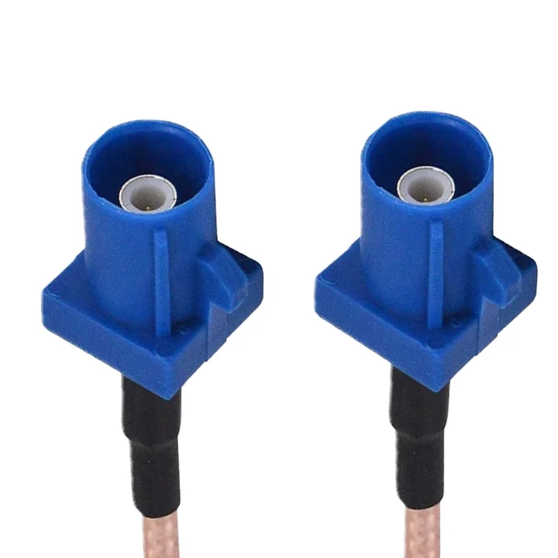 Fakra male to Fakra male to RG178/RG1.37/RG1.13/RG0.81 jumper cable assembly for Car Wireless Signal Cable