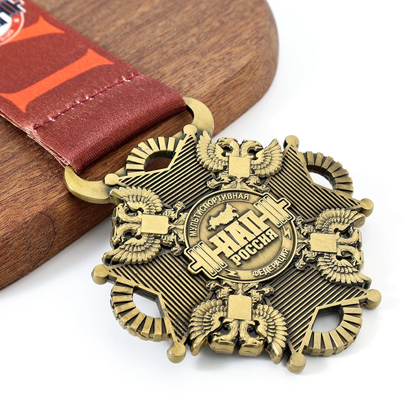 Металлические 3D-медали из цинкового сплава на заказ награда пауэрлифтинг бодибилдинг фитнес тяжелая атлетика спортивный подарок