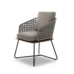 Luxury Outdoor Handmade Woven Rope Chair Garden Furniture Outdoor