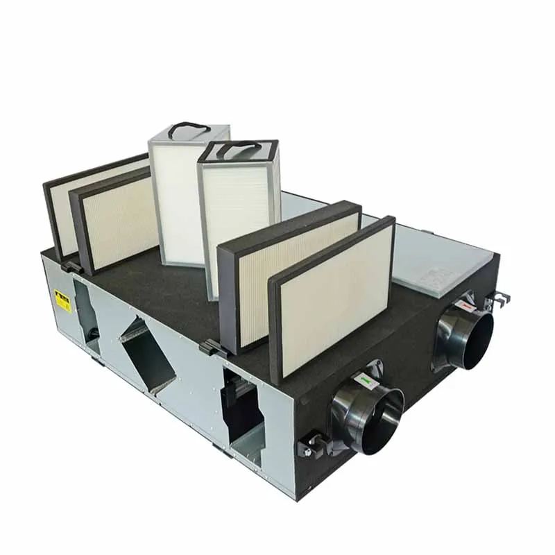 OEM/ODM ventilation equipment hrv/erv DC motor heat exhcanger ventilation with bypass function for home