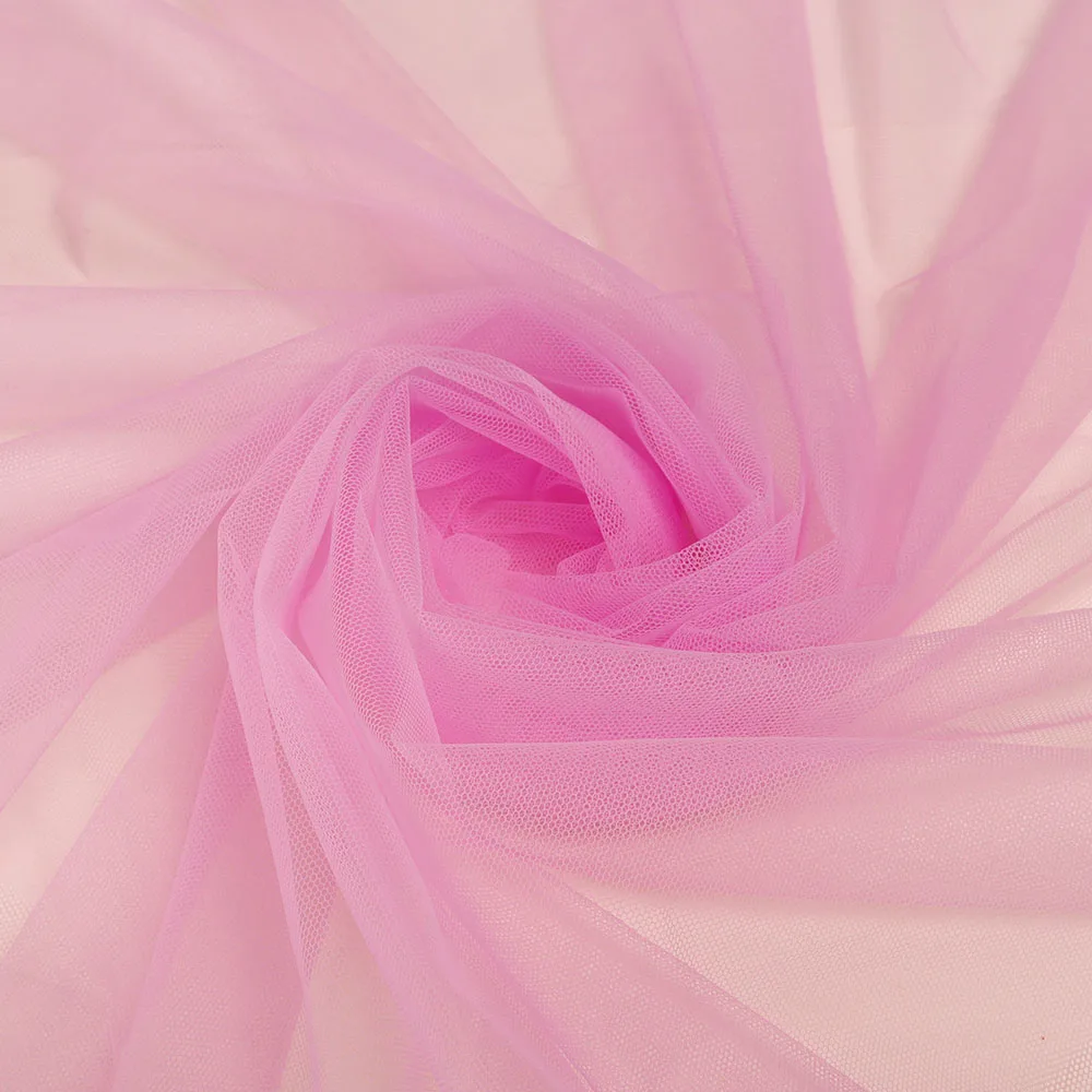 High quality 6420 nylon soft tulle fabric 21gsm for high-end wedding dress dream tulle roll