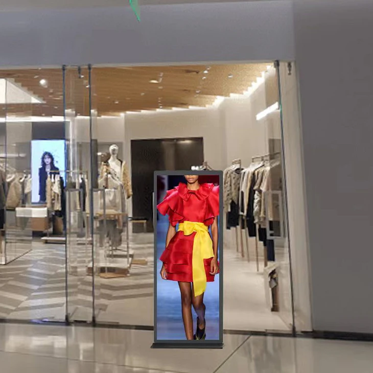 Standing floor customized advertising led poster screen P3 indoor full color digital signage and displays