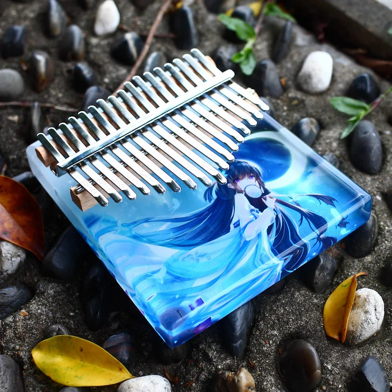 PURM crystal cartoon thumb piano Musical Instrument 17 key kalimba Mbira Manufacturers welcome OEM