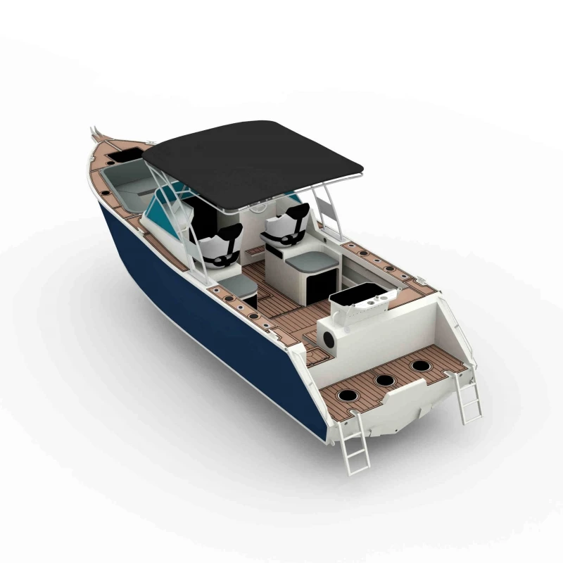 7.5m Bowrider High Speed Yacht Leisure Pleasure All Welded Aluminum Fishing Boat