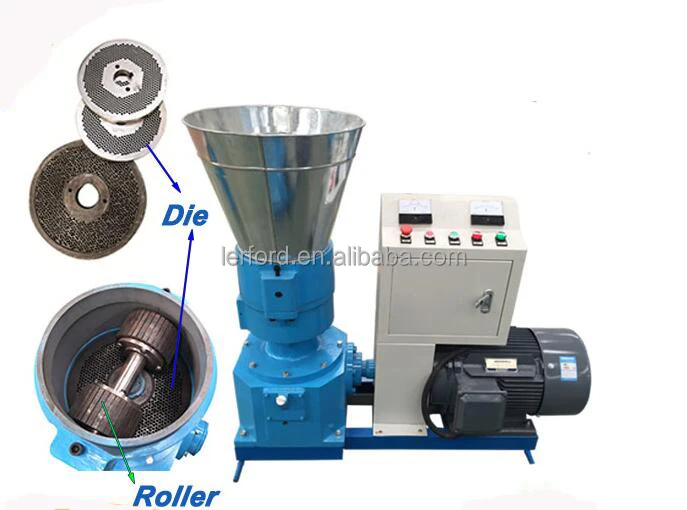 Animal poultry fish pig cattle cow sheep chicken feed pellet mill making machine small feed pellet machine Malaysia for sale