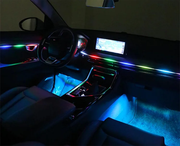 Symphony Dream Car Interior Ambient Lighting Kit Rhythm rainbow Universal Decoration Atmosphere